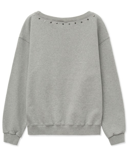 Midnight Move（ミッドナイトムーブ）の「A'GEM/9 × .kom 『MIDNIGHT MOVE/ミッドナイトムーブ』 89 rivet mtm/89リベットスウェット（スウェット・レディース・グレー/ブラック・FREE）」の15枚目の写真