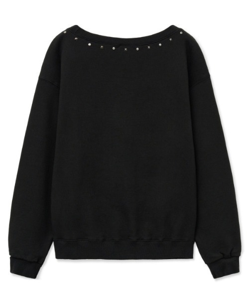 Midnight Move（ミッドナイトムーブ）の「A'GEM/9 × .kom 『MIDNIGHT MOVE/ミッドナイトムーブ』 89 rivet mtm/89リベットスウェット（スウェット・レディース・グレー/ブラック・FREE）」の12枚目の写真