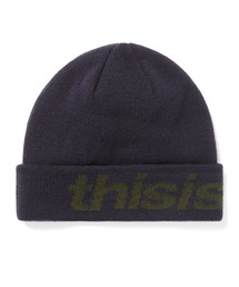 thisisneverthat(ディスイズネバーザット)のHSP-Logo Big Cuff Beanie(ニットキャップ/ビーニー)
