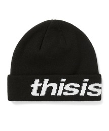 thisisneverthat(fBXCYlo[Ubg)HSP-Logo Big Cuff Beanie(jbgLbv/r[j[)