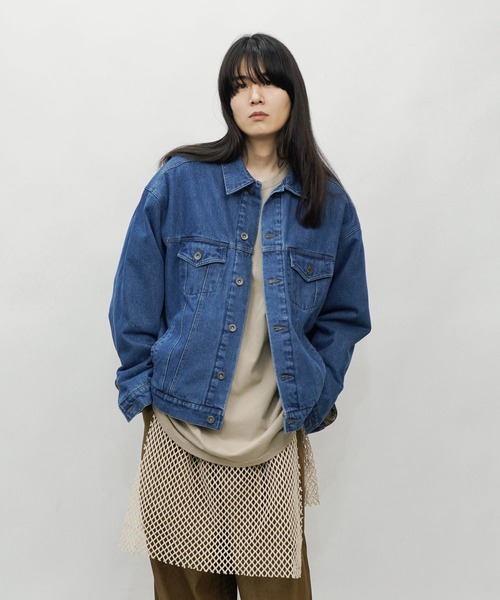 オーバーサイズトラッカージャケット（デニムジャケット）｜Aphlotus