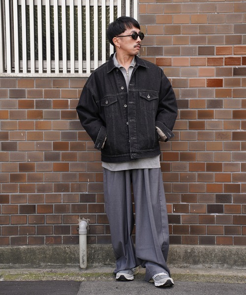オーバーサイズトラッカージャケット（デニムジャケット）｜Aphlotus