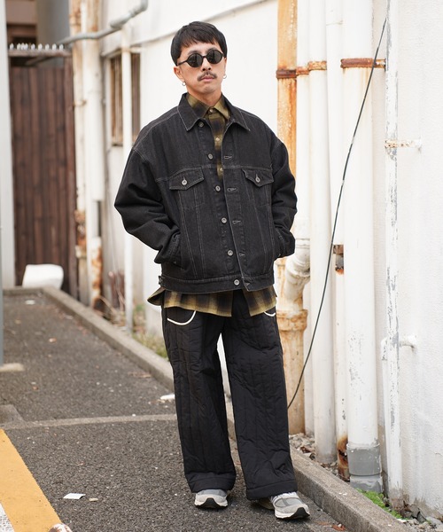 オーバーサイズトラッカージャケット（デニムジャケット）｜Aphlotus