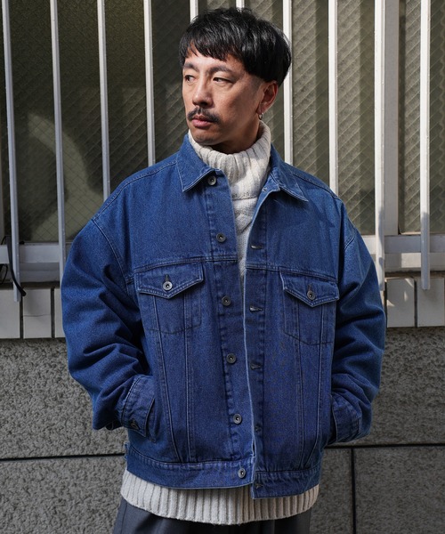 セール】オーバーサイズトラッカージャケット（デニムジャケット