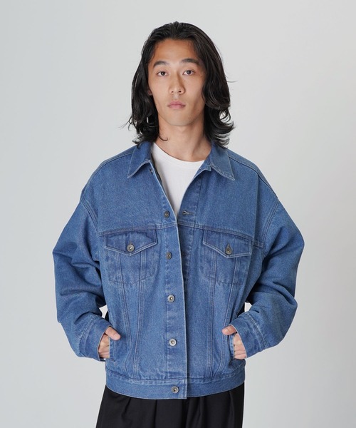 A.H TRUCKER JACKET サイズL オーバーサイズトラッカージャケット（デニムジャケット）｜Aphlotus