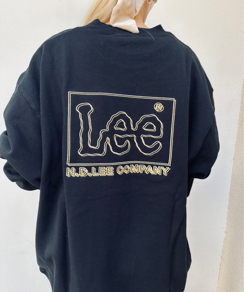 Lee(リー)の「LEE / BACK EMBROIDERY SWEAT / LT3218(スウェット・レディース・レッド/ネイビー/オフホワイト/ブラック・X-LARGE)」の3枚目の写真