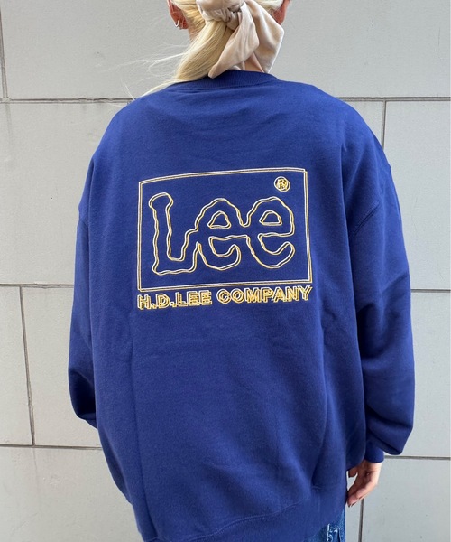 Lee(リー)の「LEE / BACK EMBROIDERY SWEAT / LT3218(スウェット・レディース・レッド/ネイビー/オフホワイト/ブラック・X-LARGE)」の9枚目の写真