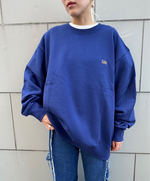 Lee(リー)の「LEE / BACK EMBROIDERY SWEAT / LT3218(スウェット・レディース・レッド/ネイビー/オフホワイト/ブラック・X-LARGE)」の12枚目の写真
