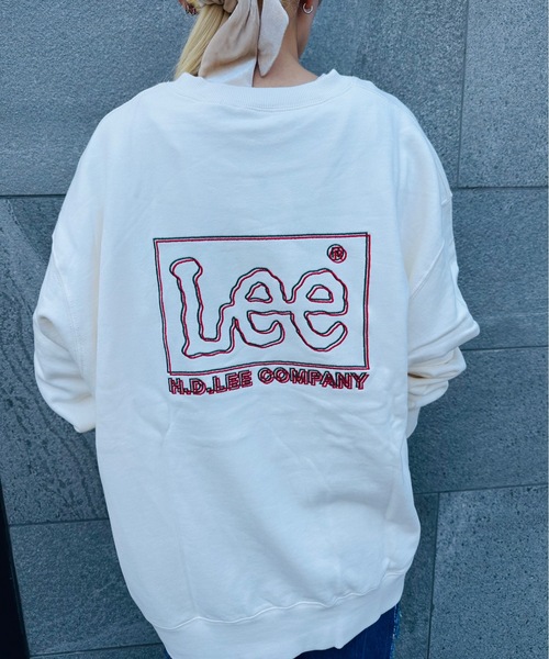 Lee(リー)の「LEE / BACK EMBROIDERY SWEAT / LT3218(スウェット・レディース・レッド/ネイビー/オフホワイト/ブラック・X-LARGE)」の11枚目の写真