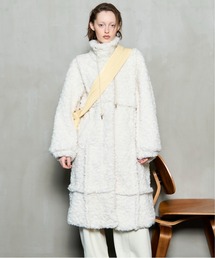 MAISON SPECIAL(]XyV)́y2025WINTER PRE-ORDERzCut Off High Neck Boa Coat / JbgItnClbN{AR[g(̑AE^[)