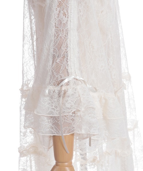 axes femme(アクシーズファム)の「ティアードレースパーカー(カーディガン/ボレロ・レディース・キナリ/ブラック・FREE)」の19枚目の写真