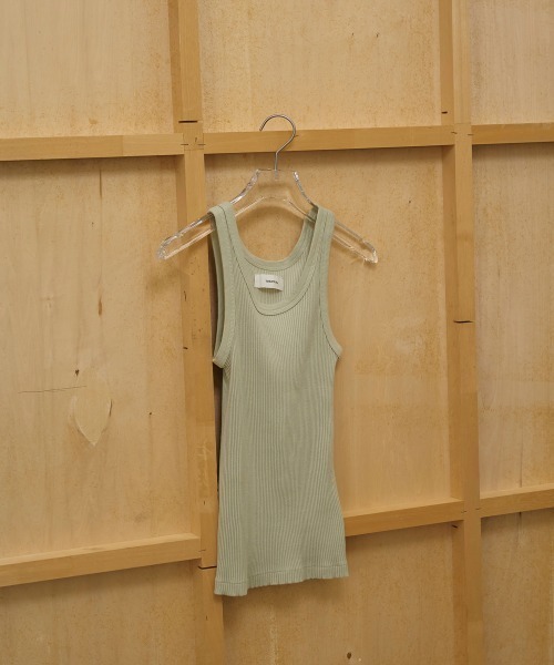 TODAYFUL(トゥデイフル)の「Seamless Rib Tanktop(Tシャツ/カットソー・レディース・サンドベージュ/ミント/ブルー系その他/ベビーピンク/レッド・FREE)」の21枚目の写真