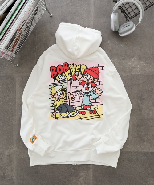 NEW JACK BOB＆FRED スプレーフルZIPパーカー（パーカー）｜in the