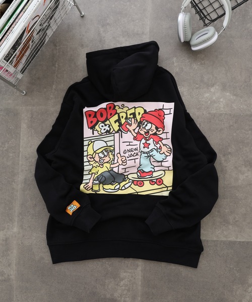 NEW JACK BOB＆FRED スプレーフルZIPパーカー（パーカー）｜in the