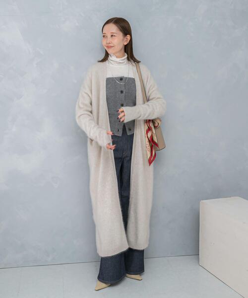 セール】ファーニットロングガウン（カーディガン/ボレロ）｜URBAN