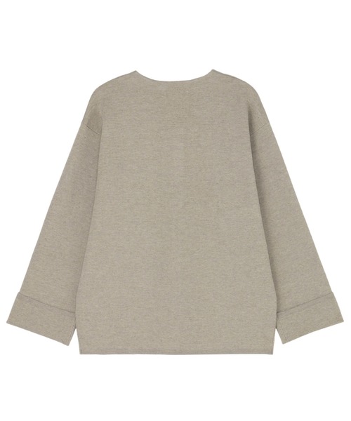 TOKYO SHIRTS(トウキョウシャツ)の「コクーン カーディガン(カーディガン/ボレロ・レディース・ベージュ/ネイビー・M/L)」の7枚目の写真