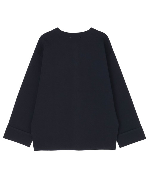 TOKYO SHIRTS(トウキョウシャツ)の「コクーン カーディガン(カーディガン/ボレロ・レディース・ベージュ/ネイビー・M/L)」の12枚目の写真