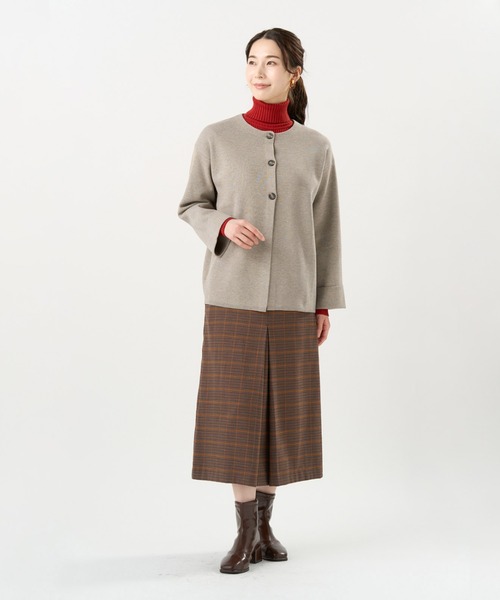 TOKYO SHIRTS(トウキョウシャツ)の「コクーン カーディガン(カーディガン/ボレロ・レディース・ベージュ/ネイビー・M/L)」の14枚目の写真