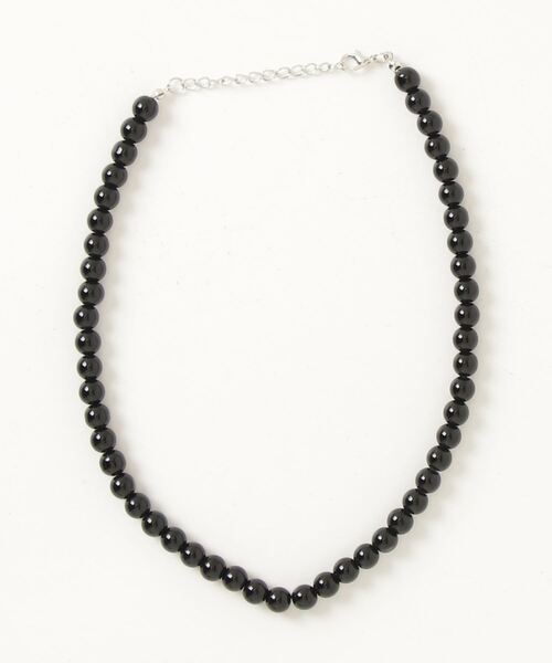 Trish（トリッシュ）の「スモールブラックボールネックレス（ネックレス・レディース・ブラック・FREE）」の13枚目の写真