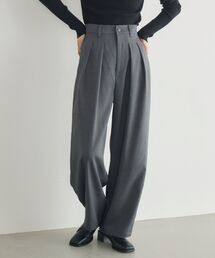 【WEB限定】タックワイドパンツ