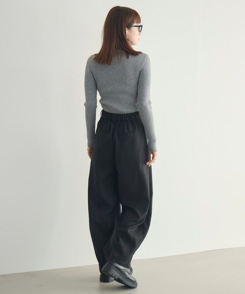 RETRO GIRL（レトロガール）の「【WEB限定】タックワイドパンツ（その他パンツ・レディース・チャコールグレー/ブラック/ベージュ・FREE）」の18枚目の写真