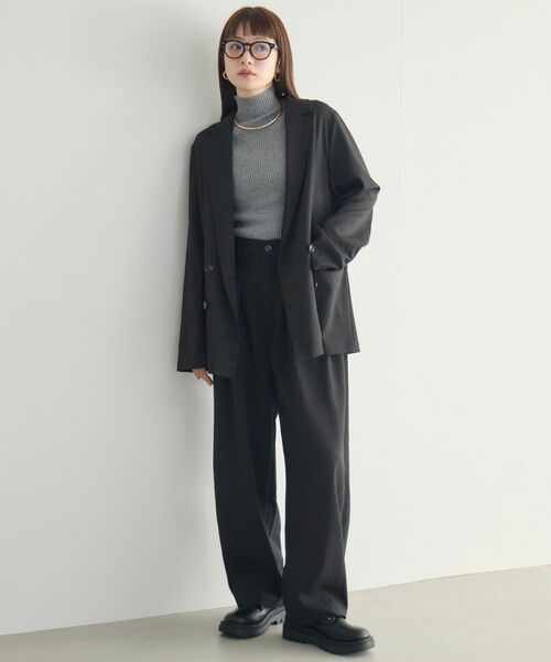 RETRO GIRL（レトロガール）の「【WEB限定】タックワイドパンツ（その他パンツ・レディース・チャコールグレー/ブラック/ベージュ・FREE）」の19枚目の写真