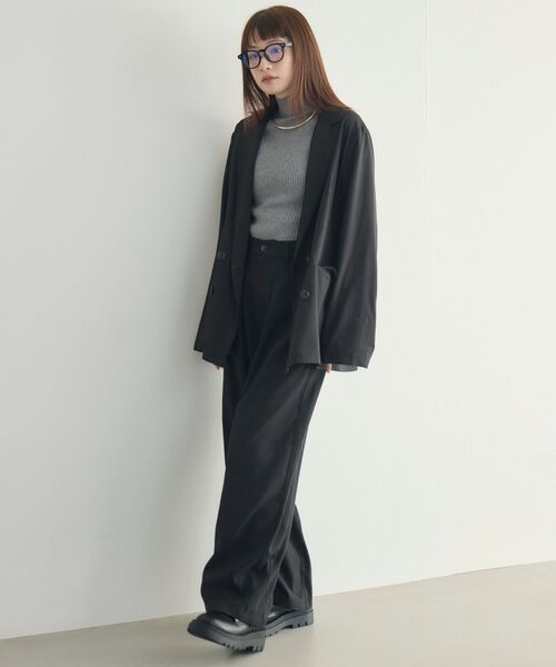 RETRO GIRL（レトロガール）の「【WEB限定】タックワイドパンツ（その他パンツ・レディース・チャコールグレー/ブラック/ベージュ・FREE）」の20枚目の写真