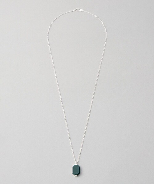 ジェム] ネックレス グリーンジャスパー（ネックレス）｜Jouete