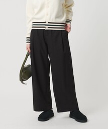 BEAUTY&YOUTH UNITED ARROWS | ストライプ タックワイドパンツ(スラックス)
