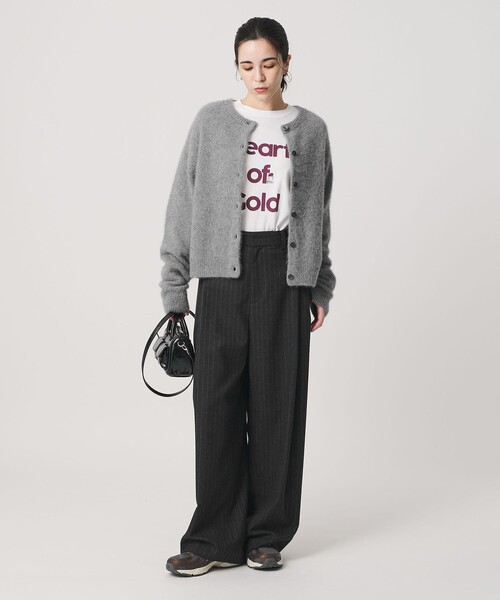 セール】ストライプ タックワイドパンツ（スラックス）｜BEAUTY&YOUTH