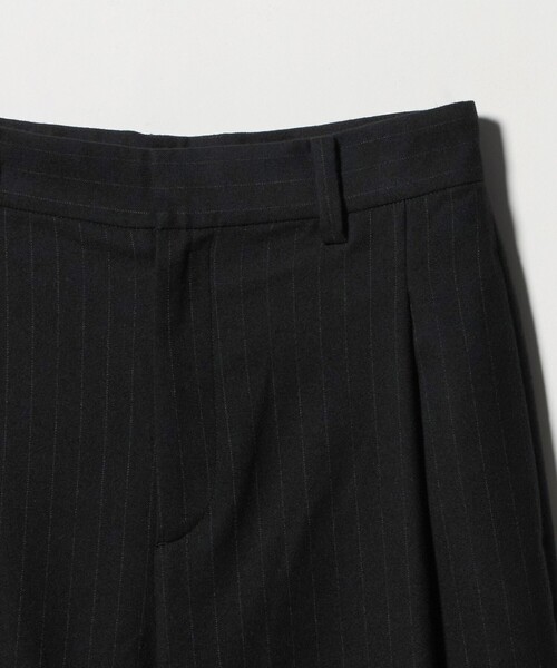 セール】ストライプ タックワイドパンツ（スラックス）｜BEAUTY&YOUTH