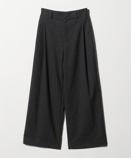 セール】ストライプ タックワイドパンツ（スラックス）｜BEAUTY&YOUTH