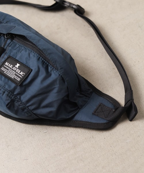 MAKAVELIC(マキャベリック)の「【RES】【MAKAVELIC】RICO SUPER LIGHT WAIST BAG(ボディバッグ/ウエストポーチ・レディース・ベージュ・FREE)」の5枚目の写真