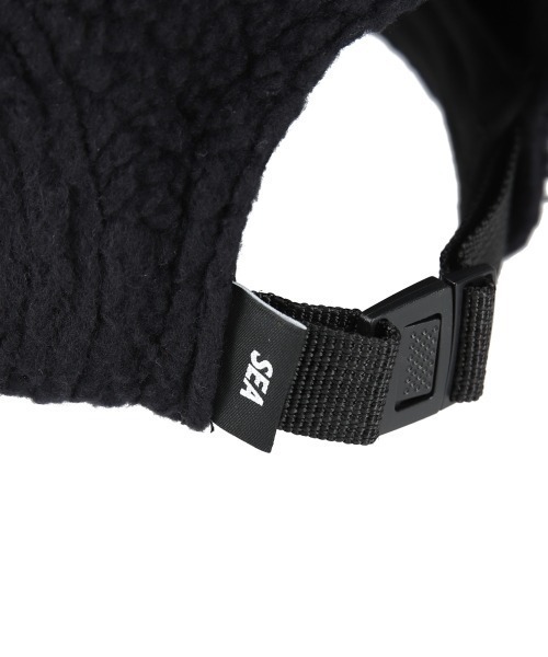 WIND AND SEA（ウィンダンシー）の「POLARTEC BOA FLEECE CAMP CAP（キャップ・メンズ・ブラック/ベージュ・F）」の9枚目の写真