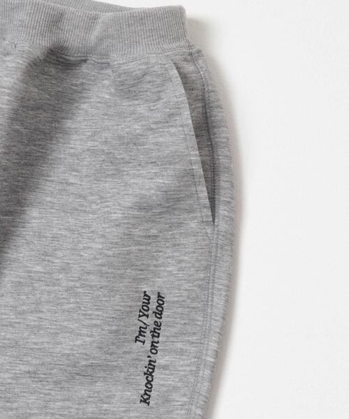 URBAN RESEARCH DOORS（アーバンリサーチドアーズ）の「『WEB/一部店舗限定』『セットアップ対応』ダンボールニットスウェットパンツ(KIDS)（その他パンツ・キッズ・ブラック/グレー・150）」の5枚目の写真