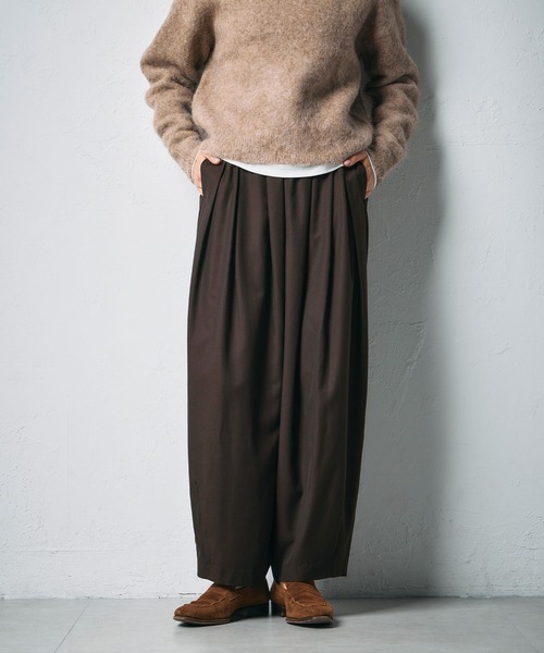 N.O.R.C(ノーク)の「ウールライクボリュームドロストパンツ(その他パンツ・レディース・ブラック/オフホワイト/ベージュ/ブラウン・S/M)」の21枚目の写真