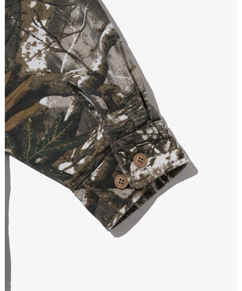 KEBOZ（ケボズ）の「REAL TREE CAMO  HALF ZIP HOODED SHIRT（パーカー・メンズ・リアルツリーカモ・M/L/XL）」の10枚目の写真