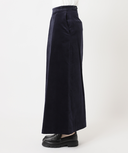 JOURNAL STANDARD（ジャーナルスタンダード）の「Velour wrap skirt（スカート・レディース・キャメル/ネイビー・36/38）」の17枚目の写真