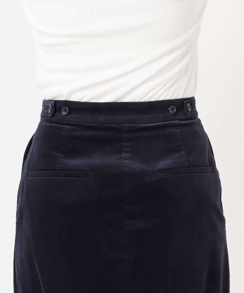 JOURNAL STANDARD（ジャーナルスタンダード）の「Velour wrap skirt（スカート・レディース・キャメル/ネイビー・36/38）」の20枚目の写真