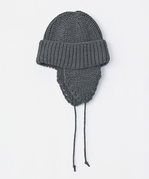 VICTIM（ヴィクティム）の「VICTIM ヴィクティム / ×CA4LA EAR FLAP KNIT CAP カシラコラボレーションフラップニットキャップ / VTM-25-A-102（ニットキャップ/ビーニー・メンズ・グレー/ブラウン/ブラック・FREE）」の5枚目の写真