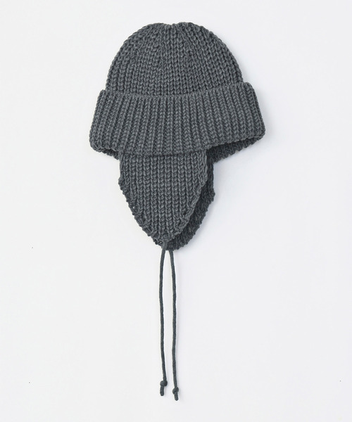 VICTIM（ヴィクティム）の「VICTIM ヴィクティム / ×CA4LA EAR FLAP KNIT CAP カシラコラボレーションフラップニットキャップ / VTM-25-A-102（ニットキャップ/ビーニー・メンズ・グレー/ブラウン/ブラック・FREE）」の6枚目の写真