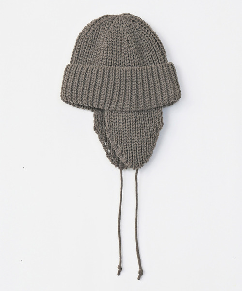 VICTIM（ヴィクティム）の「VICTIM ヴィクティム / ×CA4LA EAR FLAP KNIT CAP カシラコラボレーションフラップニットキャップ / VTM-25-A-102（ニットキャップ/ビーニー・メンズ・グレー/ブラウン/ブラック・FREE）」の11枚目の写真
