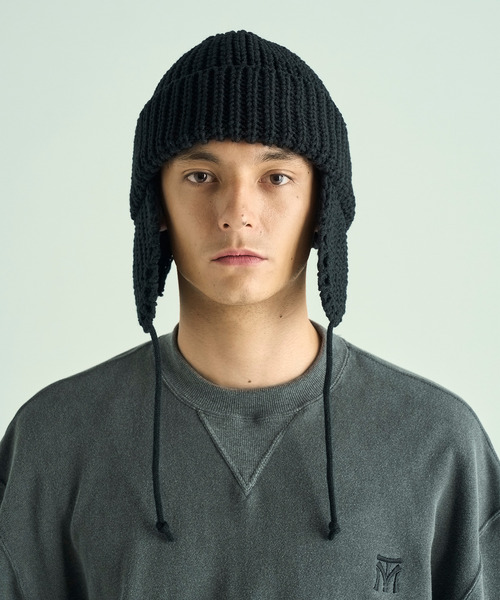 VICTIM（ヴィクティム）の「VICTIM ヴィクティム / ×CA4LA EAR FLAP KNIT CAP カシラコラボレーションフラップニットキャップ / VTM-25-A-102（ニットキャップ/ビーニー・メンズ・グレー/ブラウン/ブラック・FREE）」の12枚目の写真