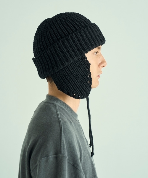 VICTIM（ヴィクティム）の「VICTIM ヴィクティム / ×CA4LA EAR FLAP KNIT CAP カシラコラボレーションフラップニットキャップ / VTM-25-A-102（ニットキャップ/ビーニー・メンズ・グレー/ブラウン/ブラック・FREE）」の13枚目の写真
