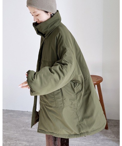 セール】リバーシブル スタンドカラーモンスターコート（その他