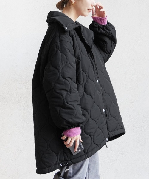 reca(レカ)の「リバーシブル スタンドカラーモンスターコート(その他アウター・レディース・ブラック/カーキ/モカ・M/L)」の9枚目の写真