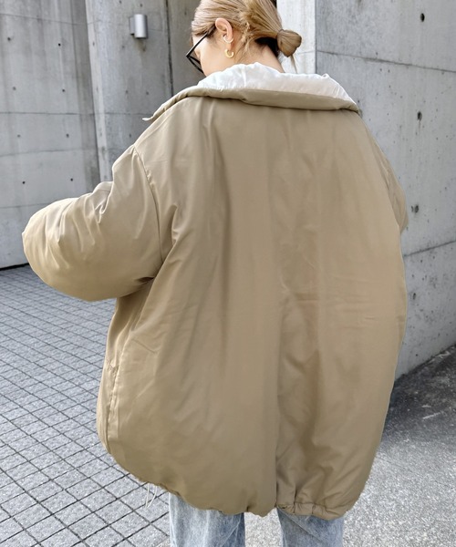 reca(レカ)の「リバーシブル スタンドカラーモンスターコート(その他アウター・レディース・ブラック/カーキ/モカ・M/L)」の14枚目の写真