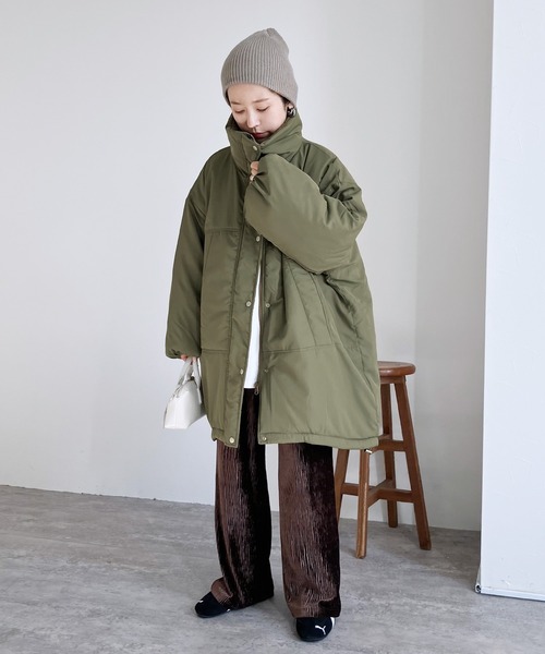 セール】リバーシブル スタンドカラーモンスターコート（その他