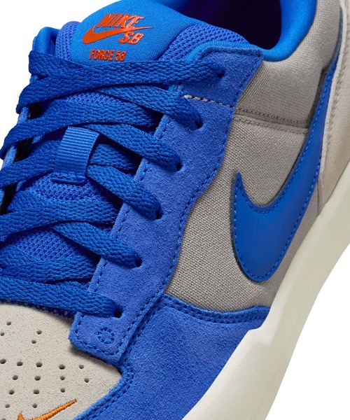 NIKE SB(ナイキエスビー)の「NIKE SB/ナイキエスビー メンズ スニーカー スケシュー ストリート NIKE SB FORCE 58 フォース DV5477-011(スニーカー・メンズ・グレー×サックスブルー・29.0cm/26.5cm/27.0cm/27.5cm/28.0cm/28.5cm/26.0cm)」の7枚目の写真