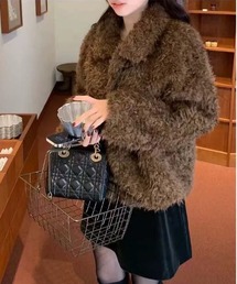 ボアブルゾン